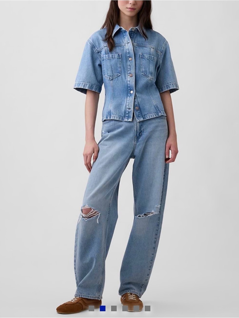 Ultra soft Gap Denim Pocket Shirt